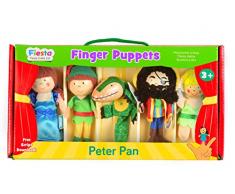 Fiesta Crafts - T-2377 - Collections Marionnettes À Doigt - Coffret - Peter Pan