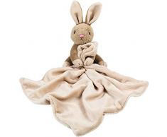 Suki Gifts 14418 Bobtail Serviette de Toilette avec hochet intégré Beige