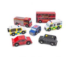 Le Toy Van - 12267 - Jouet en Bois - Les Véhicules Londoniens