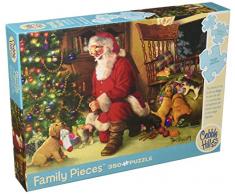 Cobblehill 54611 Multi 350 Lucky Chaussette du Père Noël puzzle, différents - version anglaise