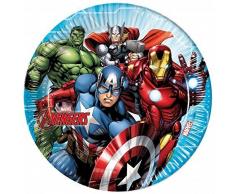 Procos Avengers Mighty 5PR87962 Assiette 23 cm Multicolore