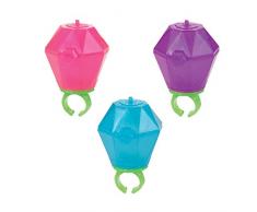 Shimmer & Shine Bagues Génie Surprises Réglables, Modèle Aléatoire, Jouet pour enfant, Gfl91