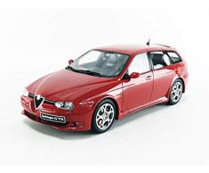 Otto Mobile- Voiture Miniature de Collection, OT746, Rouge Alfa