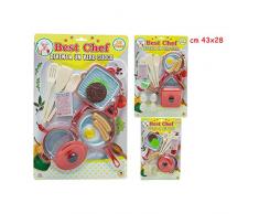 Teorema Giocattoli Théorème Jouets – Set de Cuisine, Multicolore, 3.te64358