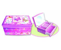 Partner Jouet - HKT307BF - Déguisement et Imitation - Maquillage - Boite Bijoux Papillon Bois