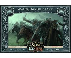 Asmodee Italia-A Song of Ice and Fire Avanguardie Stark Jeu de Table avec de Magnifiques Miniatures édition en Italien, Couleur 10424