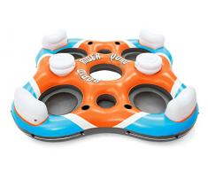 Bestway 43310 Chaise Longue Ananas 1,74 m x 96 cm