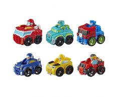 Transformers Playskool Rescue Bots Academy - Robot Mini-Racer de 5 cm - Jouet Transformable 2 en 1