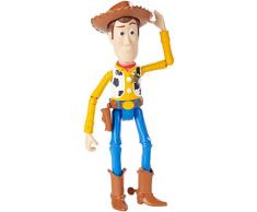 Disney Pixar Toy Story 4 Figurine Articulée Woody, Taille Fidèle au Film pour Rejouer les Scènes du Nouveau Film, Jouet pour Enfant, GGX34