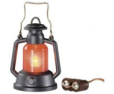 Rulke Rulke020444 Lanterne avec Insert Rouge, Noir, Multicolore