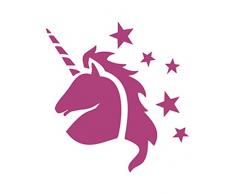 Eulenspiegel Hibou 105320 Pochoir Autocollant Licorne