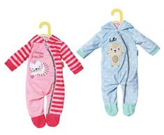 Dolly Mode Onesies 2 Assortis 43cm Pyjama de Poupée - Accessoires Poupée - Pyjama de Poupée , Multicolore, 39cm, 46cm, 250mm
