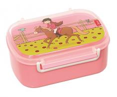 SIGIKID Fille, Boîte à Goûter avec Motifs Colorés, Gina Galopp, Rose, 25006