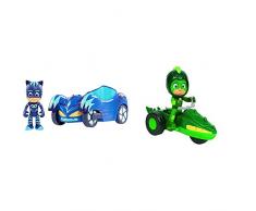 Pyjamasques - Véhicule avec Figurine - Yoyo & Super Moon Véhicule de l’Espace avec Figurine 7,5 cm - Modèles alléatoires