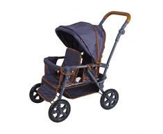 Knorrtoys 16630 Big Twin Poussette Double Bleu foncé