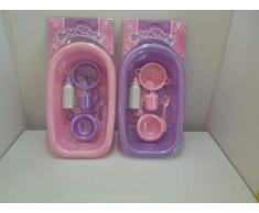 Kiddoo Jeux pour enfants - Bain pour Poupées + Accessoires