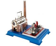 Wilesco 16 – Machine à Vapeur D16 250 ML Bouilloire Contenu, avec Valve et Cathédrale – Sifflet de sécurité.