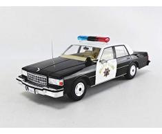 McG- Voiture Miniature de Collection, 18114BW, Noir/Blanc