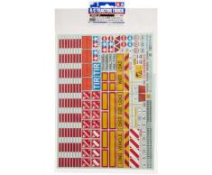 Tamiya- Stickers Camion/REMORQUE Modèle radiocommandé, 56534, Non renseigné