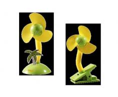 MAX ITALIA s.p.a. (IPO) - Ventilateur de Table avec Clip 23 cm 2523, Multicolore, 123