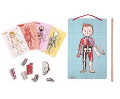 Janod - J05491 - Body Magnet LAnatomie - 11 langues