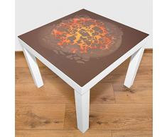 Play Mat Tapis de Jeu pour Table ou Sol Volcan, Non Toxique, antidérapant, Lavable, 55 x 55 cm, sadapte Parfaitement sur IKEA Lack Table