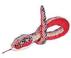 Wild Republic 22188 Peluche en Forme de Serpent Cobra Rouge 137 cm
