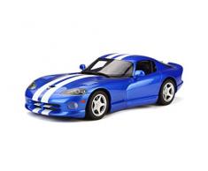 GT Spirit- Voiture Miniature de Collection, GT136, Bleu avec 2 Bandes Blanc