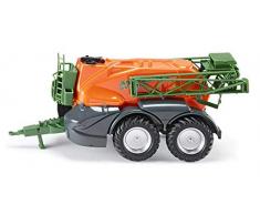 SIKU 2276, Pulvérisateur agricole Amazone UX 11200 sur remorque, 1:32, Métal/plastique, Orange/vert, Bras repliables