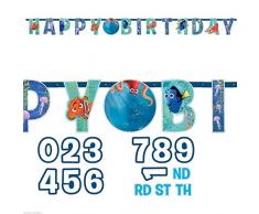 amscan- Finding Dory Disney Décoration Anniversaire, 9900959