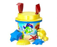 Atosa 12848 – Sable Poubelle, 20 cm, 8 pièces, Multicolore