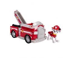 Paw Patrol - 20063721 - Figurine Animation Paw Patrol + Véhicule - Marcus est prêt à combattre le feu