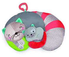 Clementoni Kitty Cat-Coussin déveil multipostions-Tummy time-100% Lavable en Machine, 0 Mois et Plus, 17278, Multicolore
