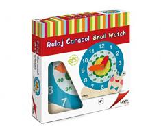 Cayro Horloge Escargot en Bois, 8117, Multicolore