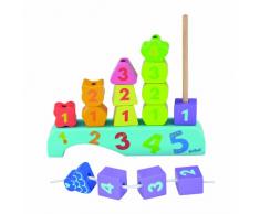 Boikido Jouet en Bois dÉveil - la Ville à Empiler