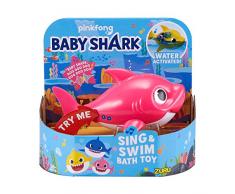 ZURU Robo Alive Junior- Baby Shark Mummy Jouet DE Bain, 25282D, Rose