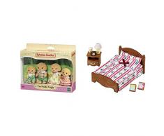 Sylvanian- Autre Families Mini Univers, 5259, Norme & 5019 - Semi Lit Double - Poupées et Accessoires - Sylvanian