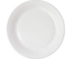 Procos Partyware- Assiettes, 96773, Blanc