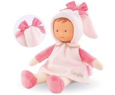 Corolle- Miss rayée Pays des rêves Doudou poupée, 010040, Rose
