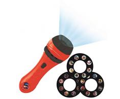Lexibook, Lampe Torche et projecteur Miraculous avec 3 disques, 24 images, créez vos propres histoires, LTC050MI