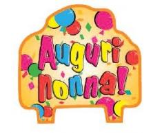 Givi Italia 51246 décoré Bougie Auguri Tartine, Multicolore, 9 cm