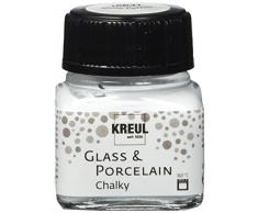 KREUL 16631 de Verre Porcelaine Couleur, White Cotton