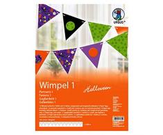 Ursus 57450011 Lot de 12 fanions triangulaires Multicolore