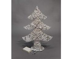 Tabor 8003429818609 Pinetto Blanc Intre.45 cm 10 L Décoration de Noël et Objets, Multicolore