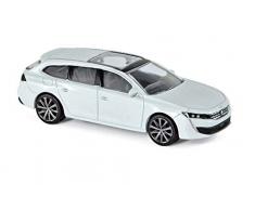 Norev- Peugeot 508 SW 2018-White Voiture Miniature de Collection, 310908, Blanc