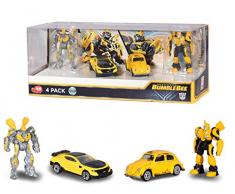 Dickie Toys - 203113020 - Transformers 6 - Giftpack 4 Pièces - Figurine Articulée - Echelle 1/64 ème
