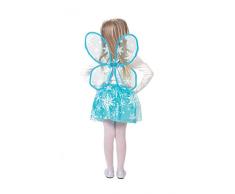 Caritan - 480052 - Déguisement Fille 3 ans Parure Fée Tutu avec Ailes Flocon bleu