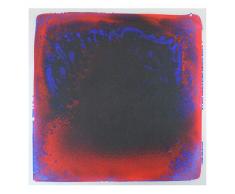 Kögler 23346 Tapis Liquid Floor Env. 50 x 50 x 0,7 cm, Rouge/Bleu