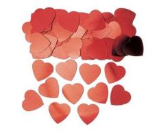 Gifts 4 All Occasions Limited SHATCHI-183 Confettis de table en forme de cœur Rouge 14 g