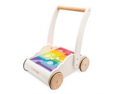 Le Toy Van Trotteur en Bois avec 12 activités différentes de découverte Multi-sensorielle